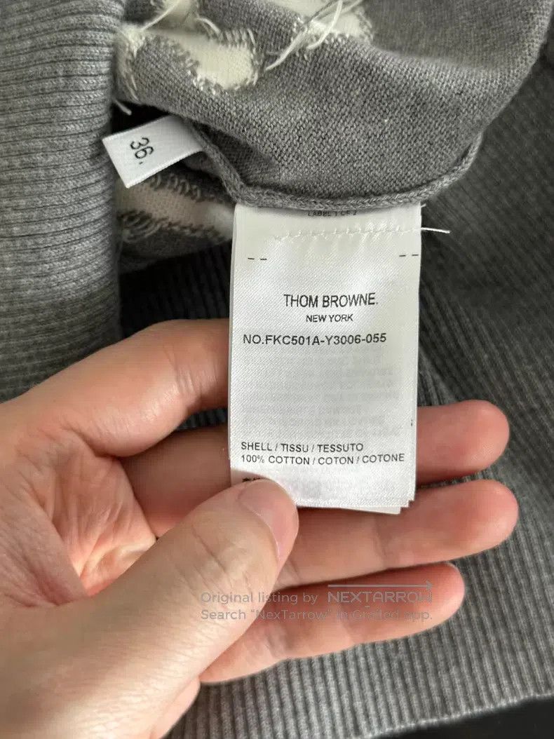 Thom Browne Thom Browne Anchor Knit Cardigan Size XS / US 0-2 / IT 36-38 - 4 Thumbnail