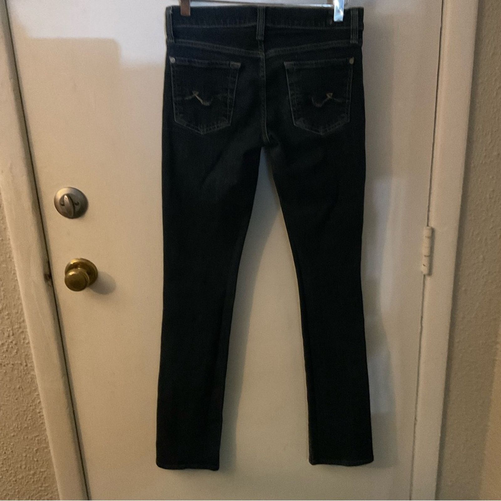 7 For All Mankind 7 For All Mankimd 7FAM Straight Leg Denim Jeans 26 Size 26" / US 2 / IT 38 - 2 Thumbnail