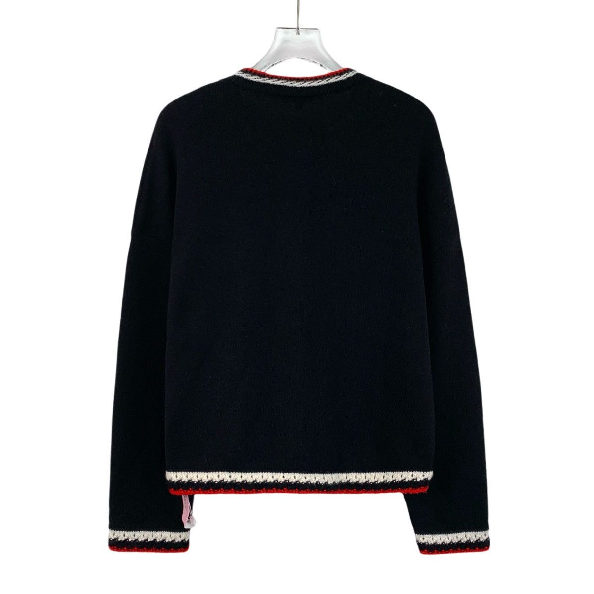 Chanel Chanel Black Snowflake Embellished Cashmere Knit Cardigan Size XS / US 0-2 / IT 36-38 - 2 Thumbnail
