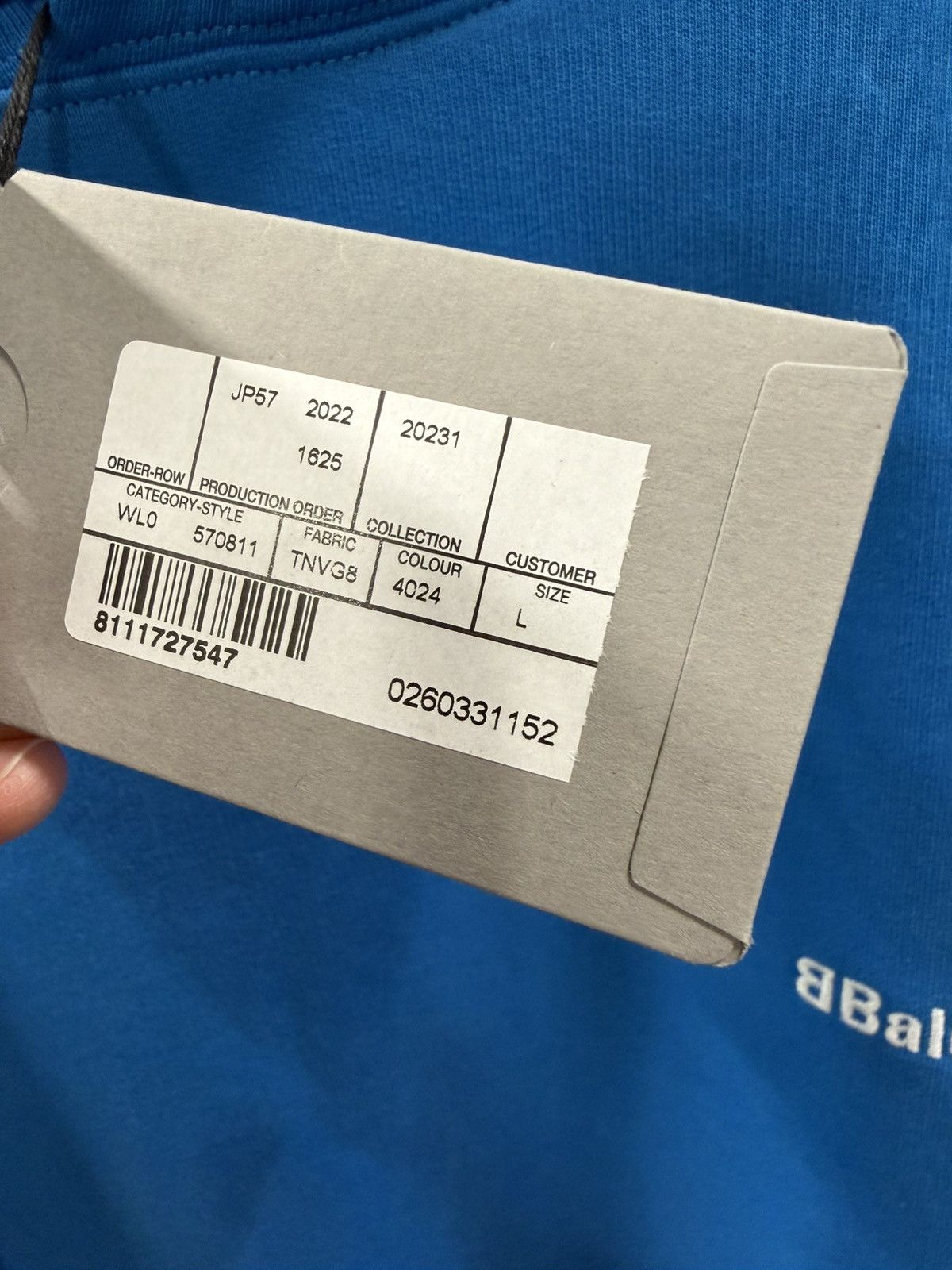 Balenciaga Balenciaga Logo Embroidery Hoodie NEW 1200$ Size US L / EU 52-54 / 3 - 3 Thumbnail