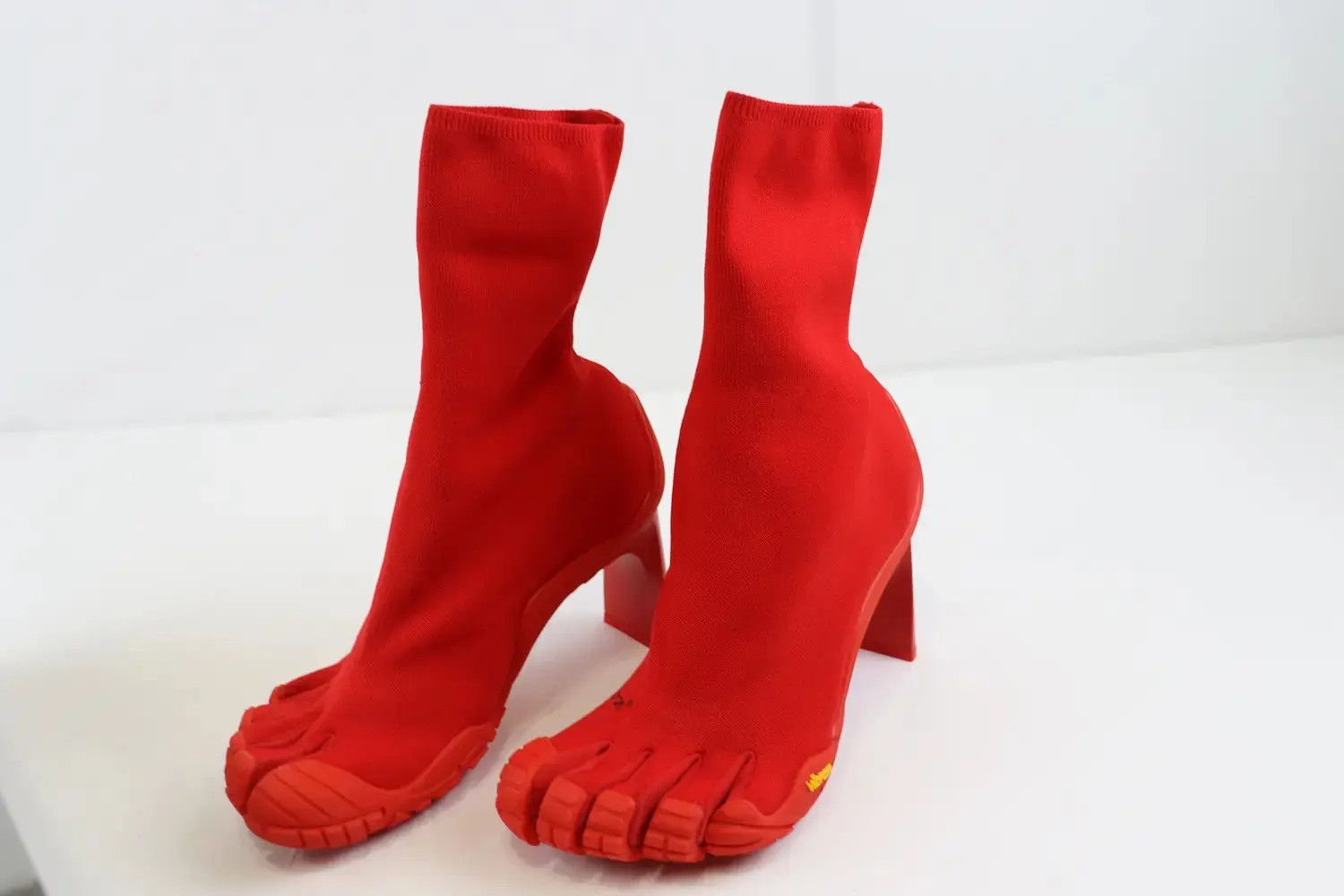 Balenciaga o1s1rm0724 High Toe Bootie Recycle in Red Size US 9 / IT 39 - 8 Thumbnail