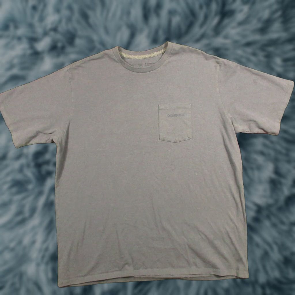 Patagonia Patagonia T-Shirt Mens Gray Short Sleeve Pocket Logo Lightweight Breathable Regular Fit Crew Neck Shirt Size US L / EU 52-54 / 3 - 1 Thumbnail