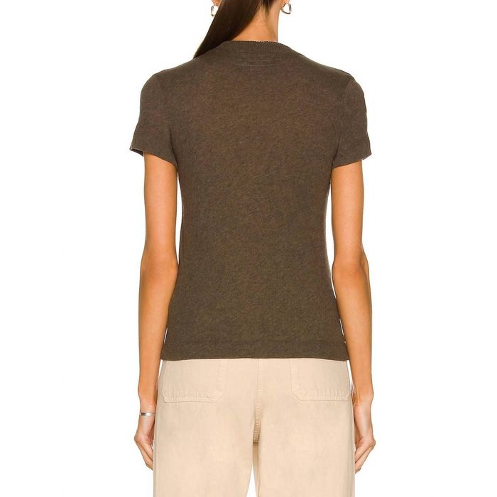 Enza Costa Cashmere Perfect Tee In Olive Drab | Grailed