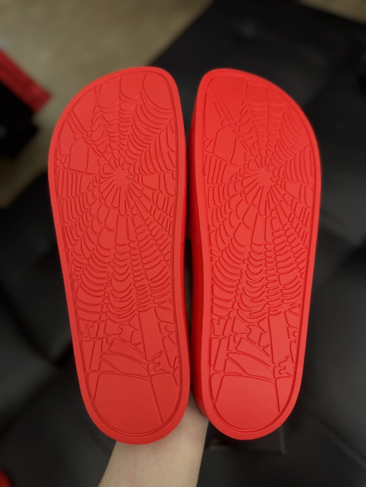 Sp5der Sp5der Red Slip On Slides Size (12) Brand New Size US 12 / EU 45 - 7 Thumbnail