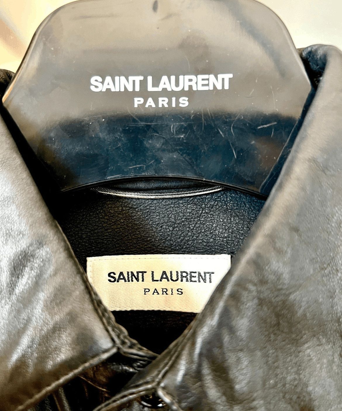 Saint Laurent Paris Sz 44 Saint Laurent Paris 13AW Leather Shirt Jacket-2507 Size US S / EU 44-46 / 1 - 6 Thumbnail