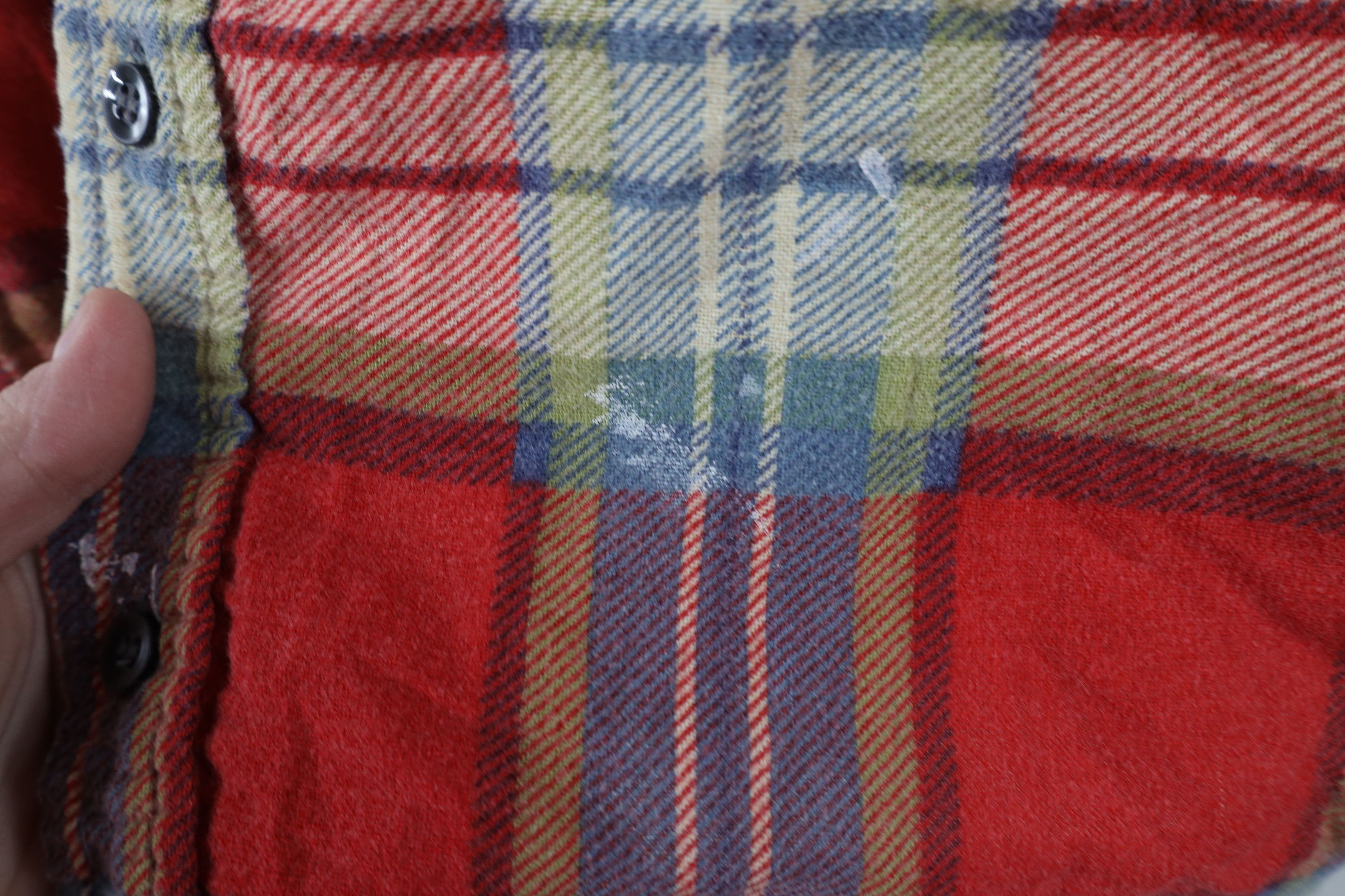 Vintage Vintage 90s Streetwear Flannel Collared Button Shirt Plaid Size US XXL / EU 58 / 5 - 7 Thumbnail