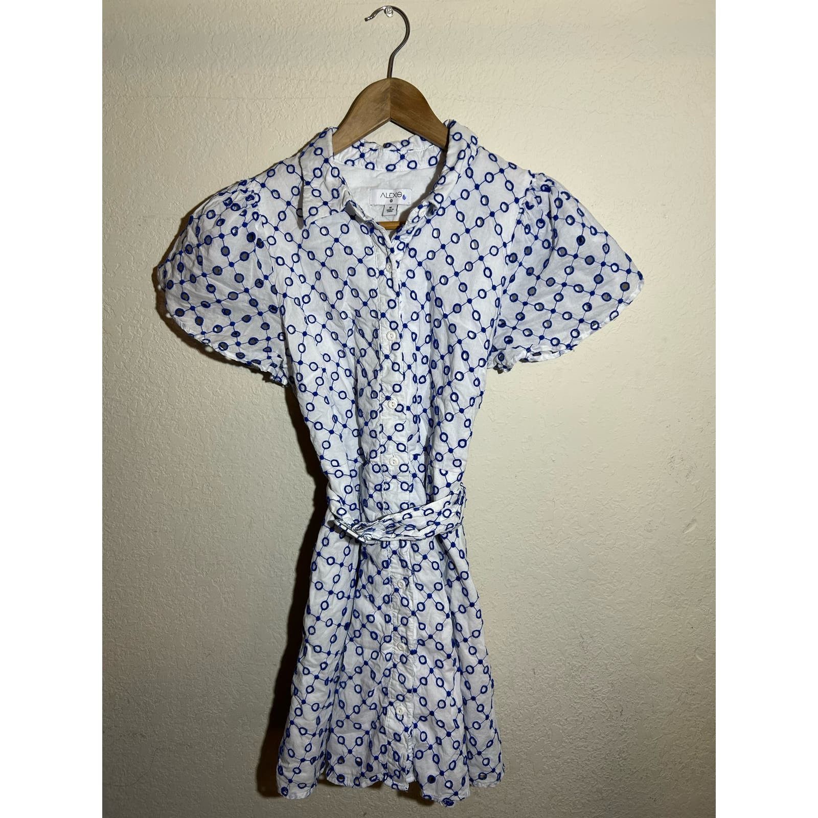 ALEXIS Alexis x Target Dot Tulip Short Sleeve Embroidered Dress Size M / US 6-8 / IT 42-44 - 4 Thumbnail
