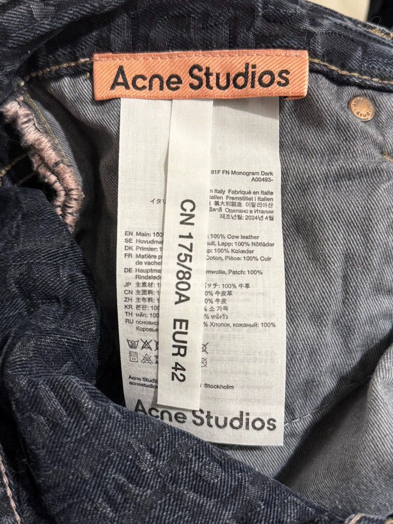 Acne Studios acne studios size:42 Patterned jeans Size 31" - 6 Thumbnail