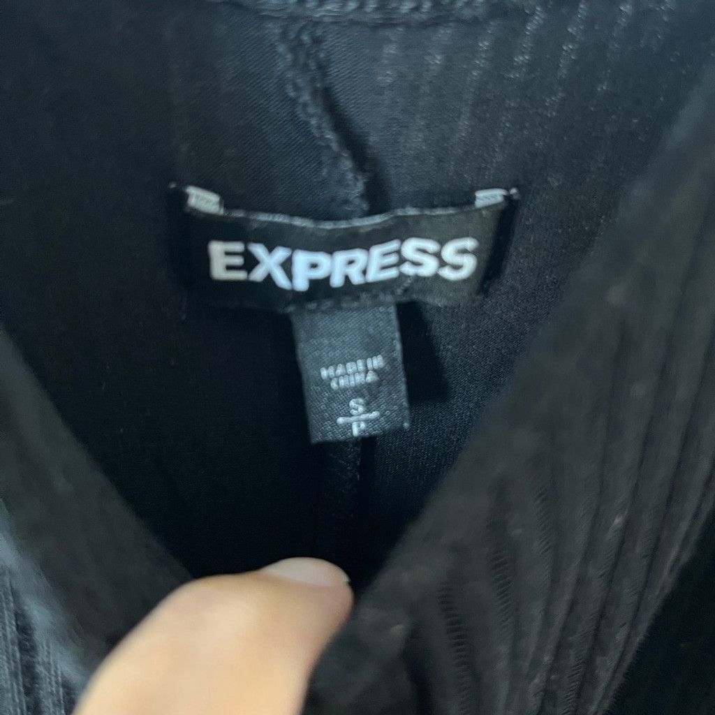 Express Black Midi Dress - S Size S / US 4 / IT 40 - 3 Thumbnail