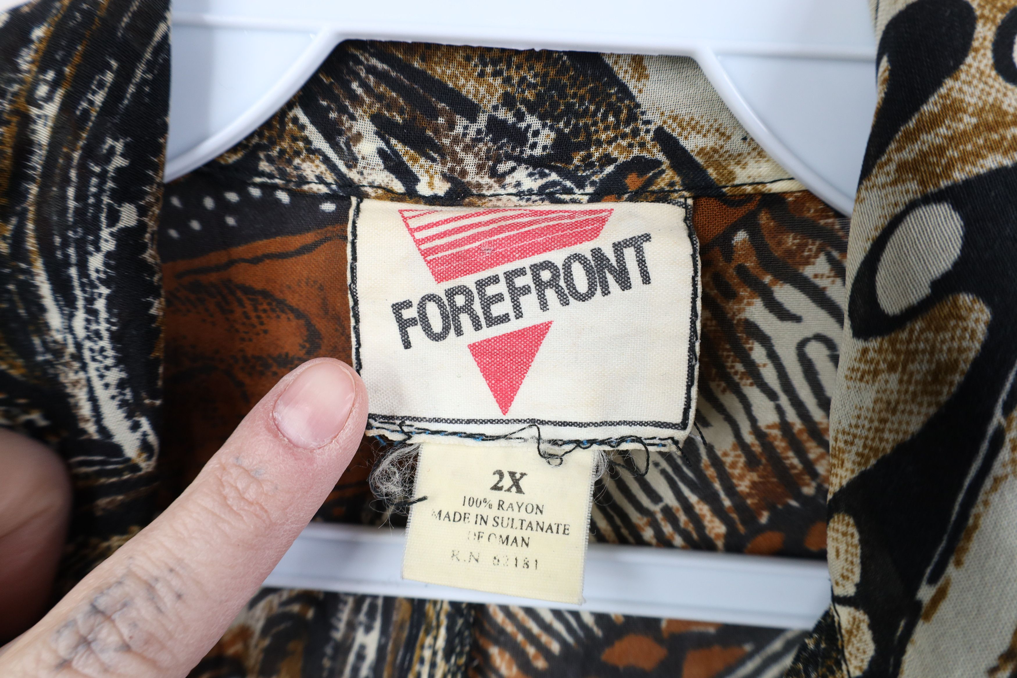 Vintage Vintage 90s Streetwear Gabardine Safari Bush Button Shirt Size XXL / US 16-18 / IT 52-54 - 8 Thumbnail