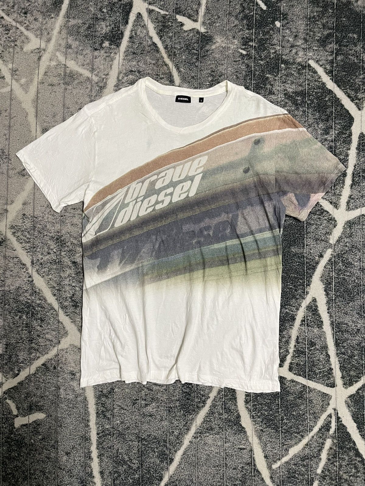 Diesel × Vintage DIESEL BRAVE TEE Size US L / EU 52-54 / 3 - 1 Thumbnail