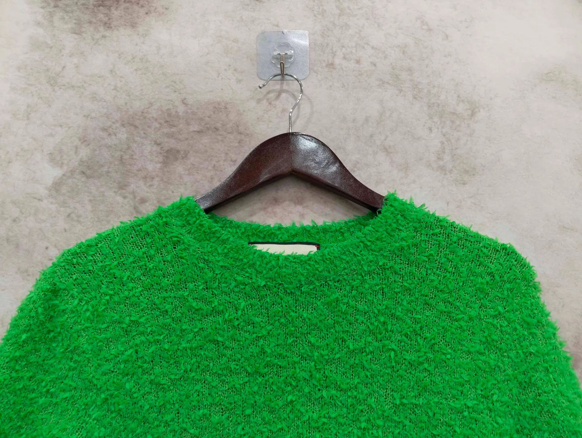 Gucci GUCCI Green Knit Short-Sleeve Top S Size S / US 4 / IT 40 - 6 Thumbnail