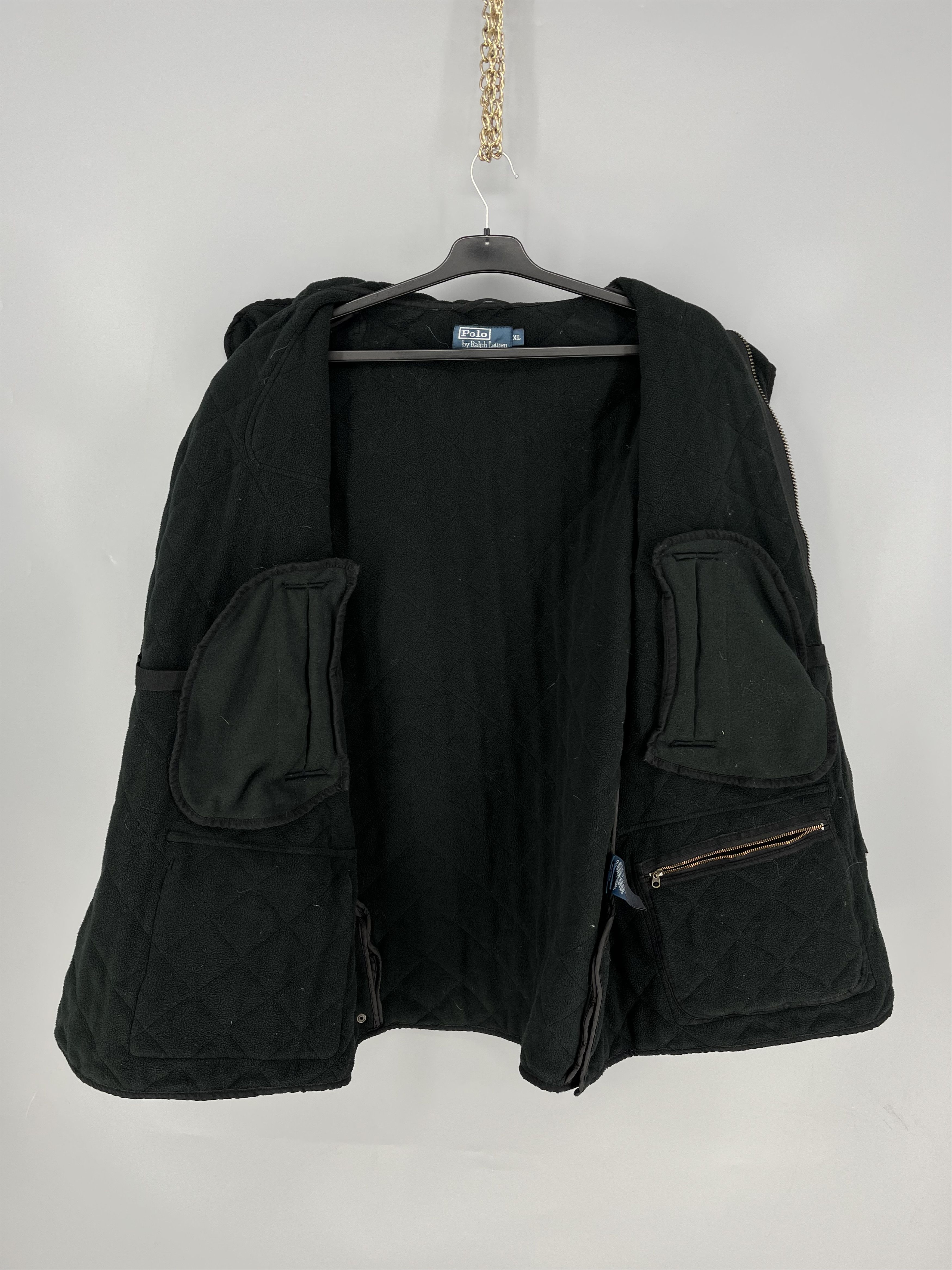 Polo Ralph Lauren Vintage Polo Ralph Lauren Quilted Field Jacket Fleece Size US XL / EU 56 / 4 - 12 Thumbnail