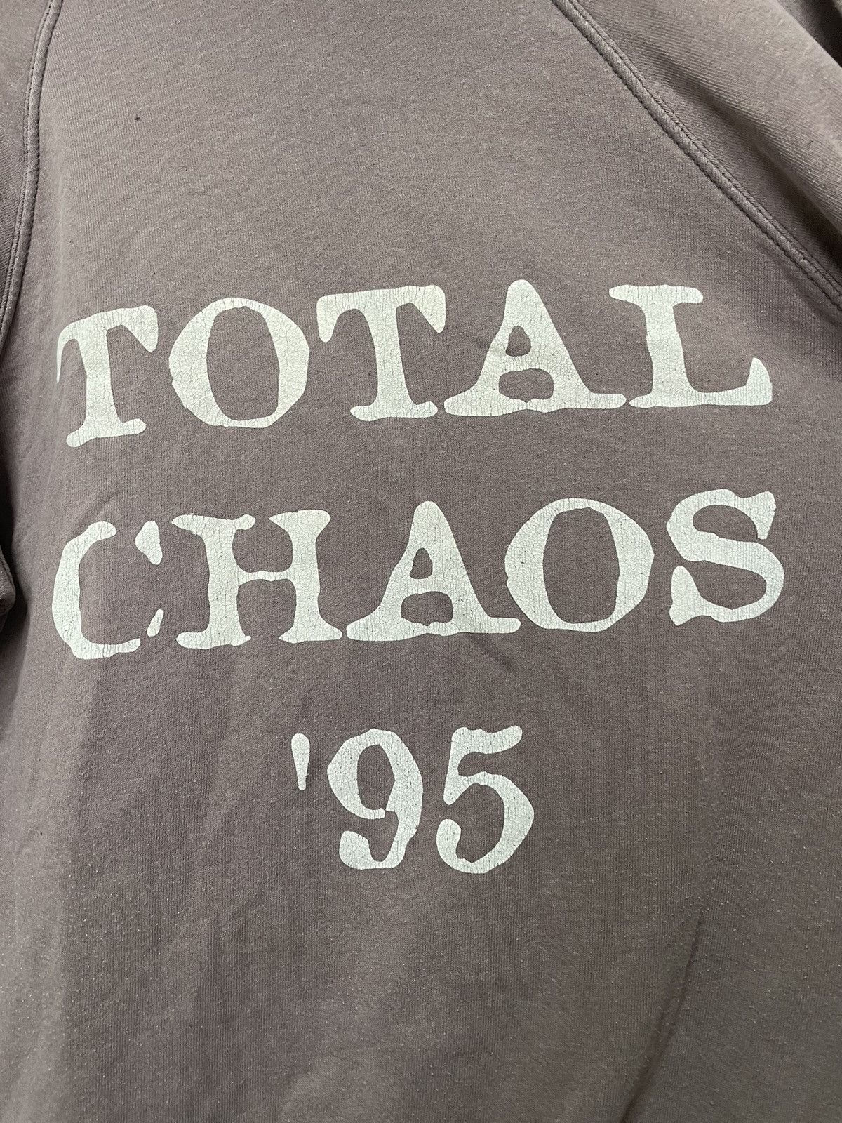 Band Tees Very Rare 1995 The Exploited Total Chaos 95s Hoodie Vintage Size US XL / EU 56 / 4 - 21 Thumbnail