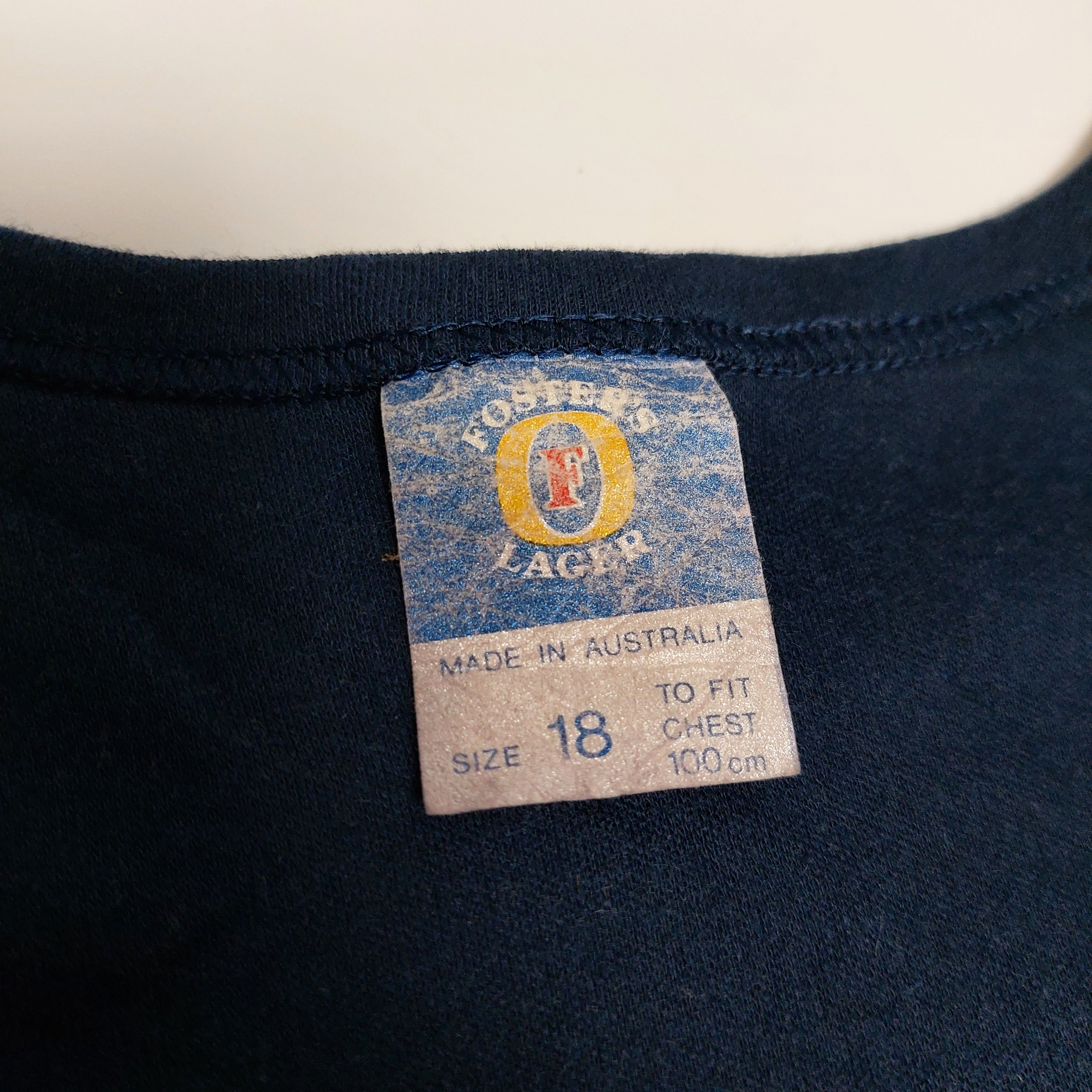 Other 1980s Foster's Lager tank top single stitch Size US M / EU 48-50 / 2 - 3 Thumbnail