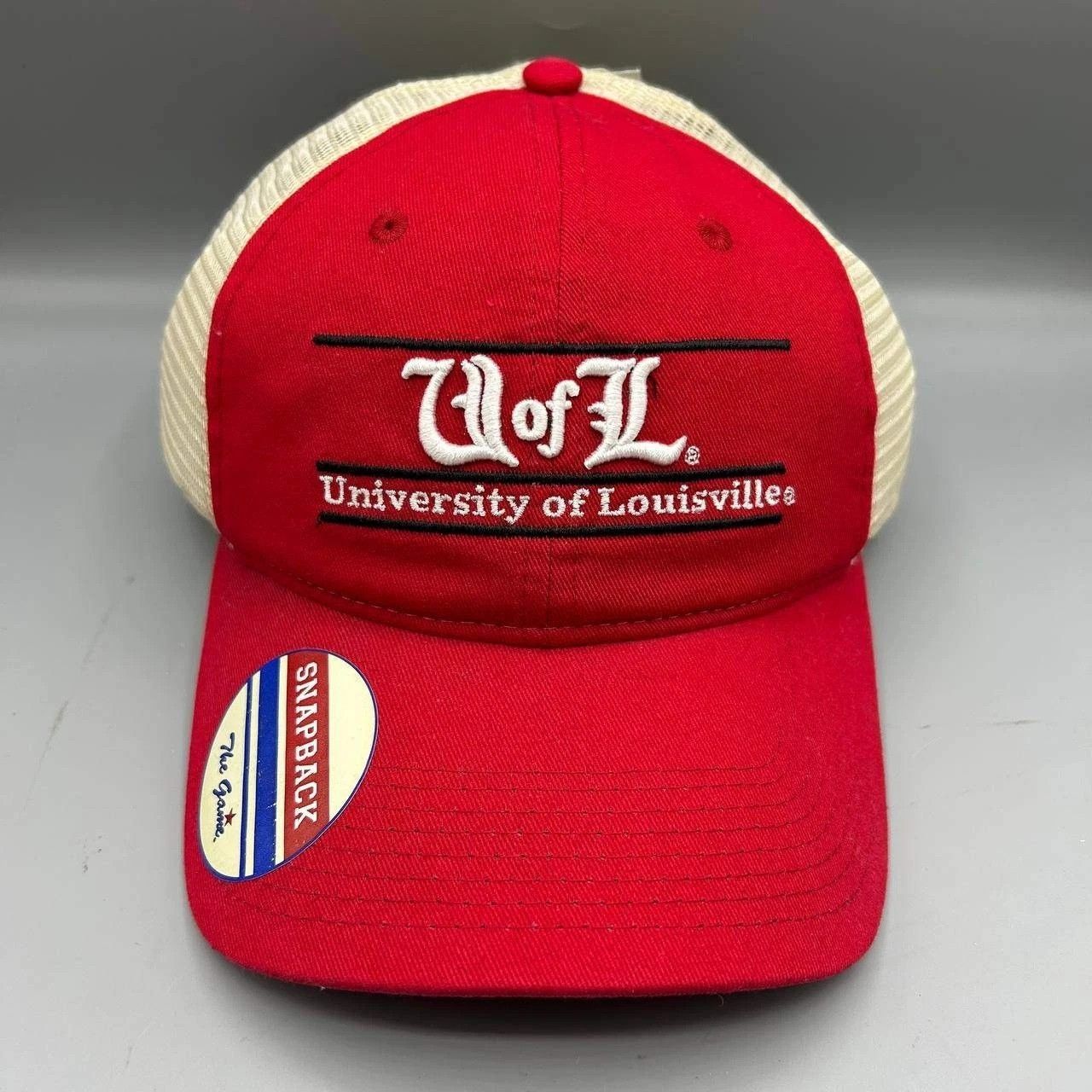 The Game University of Louisville Trucker Hat Men Red Snap Back Size ONE SIZE - 1 Thumbnail