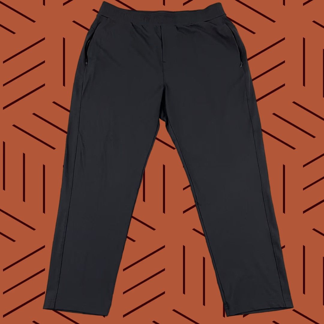 Vintage PUBLIC REC Everyday Pants Mens 34x27 Black Pull On Tapered Athleisure Travel Size US 34 / EU 50 - 1 Thumbnail
