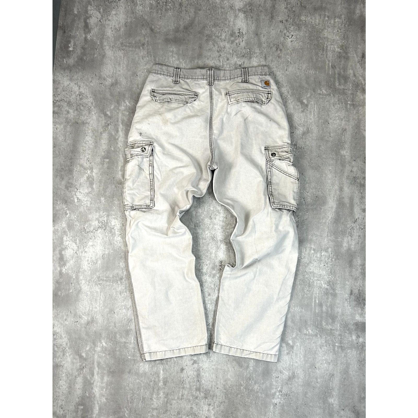 Carhartt Carhartt Relaxed Fit Canvas Workwear Cargo Pants Size 35 Size US 35 - 2 Thumbnail