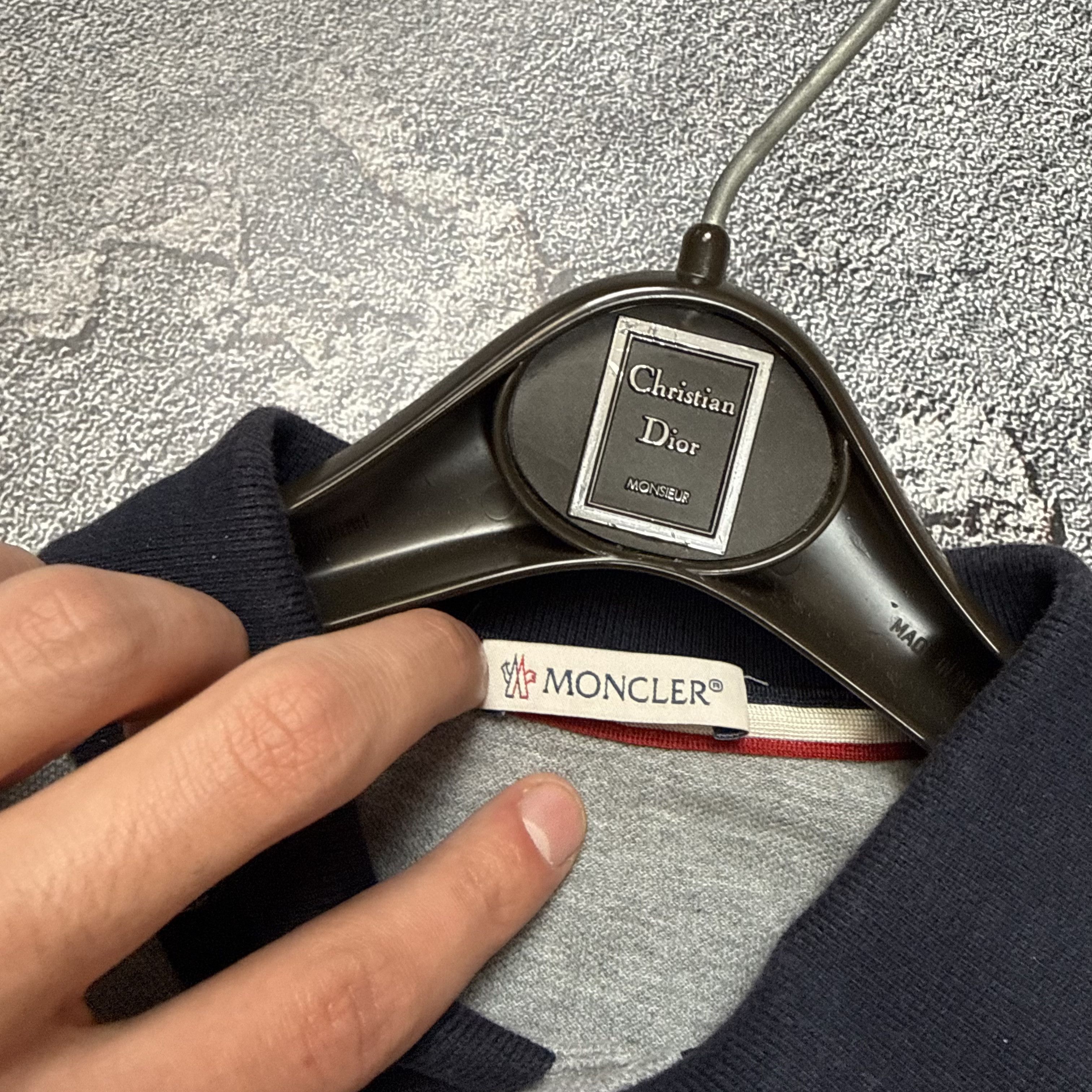 Moncler Vintage Polo Moncler Gray Size XS Size US XS / EU 42 / 0 - 6 Thumbnail