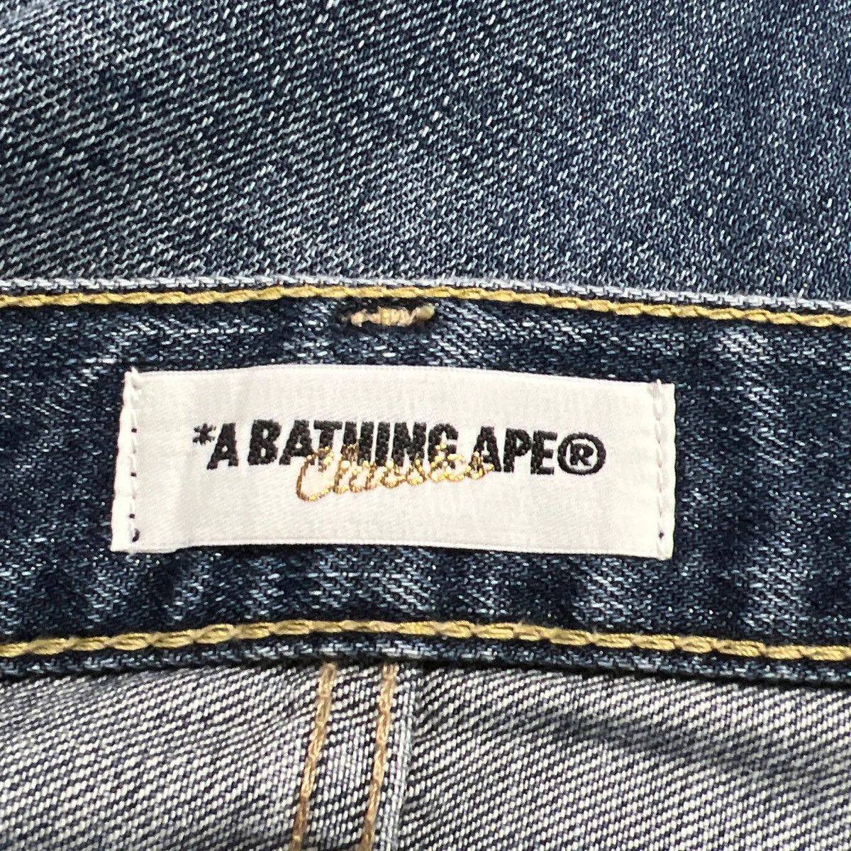 Bape BAPE SPELL OUT STA DENIM [W37] Size US 37 - 6 Thumbnail