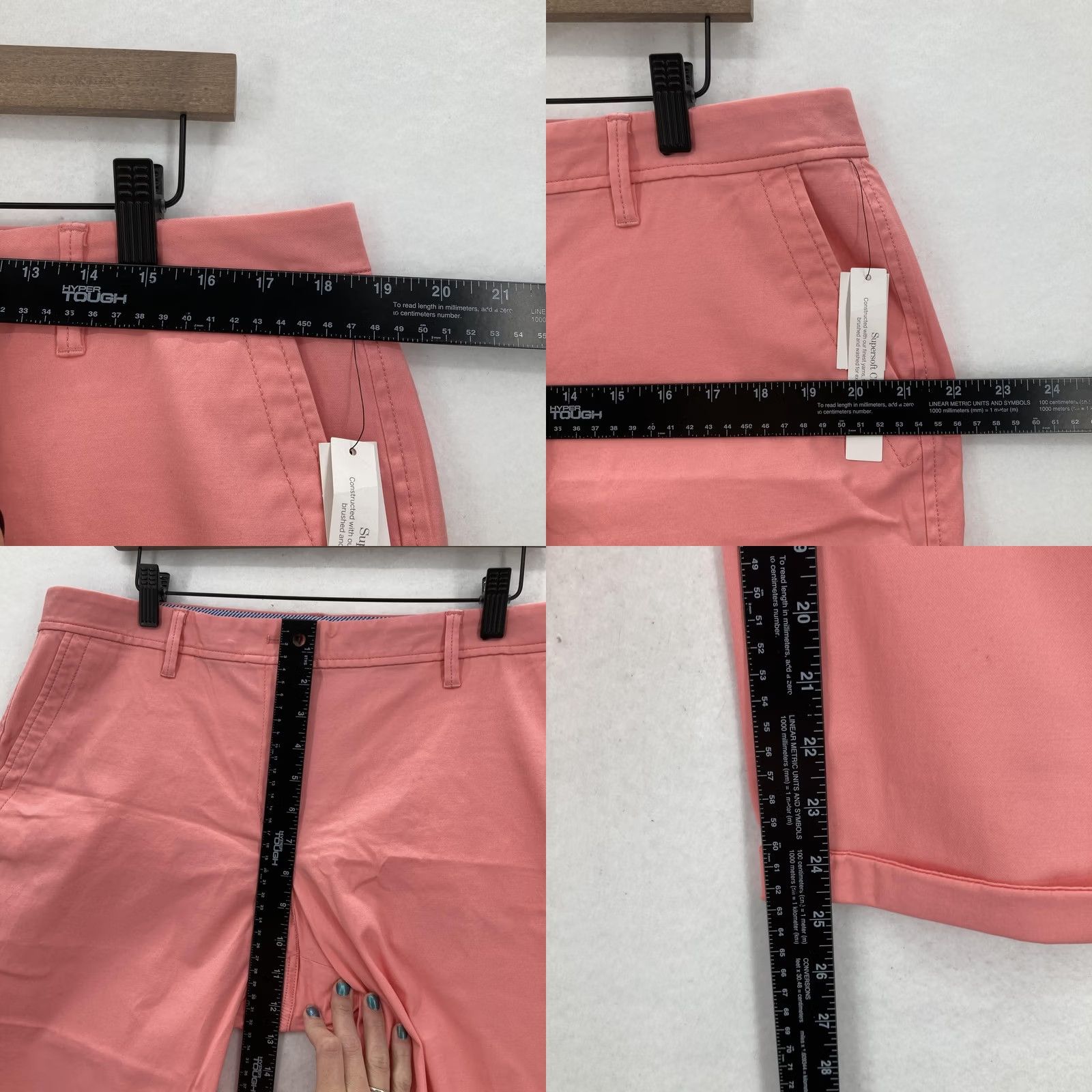 Talbots Talbots Chino Pants Womens 14P Pink Relaxed Supersoft Petite Ankle Casual Preppy Size 36" / US 14 / IT 50 - 8 Thumbnail