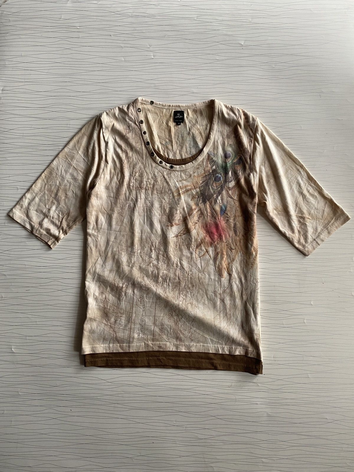 GOA SEMANTIC AOP HIPPIE GIPSY GOA STYLE TEE Size M / US 6-8 / IT 42-44 - 1 Thumbnail