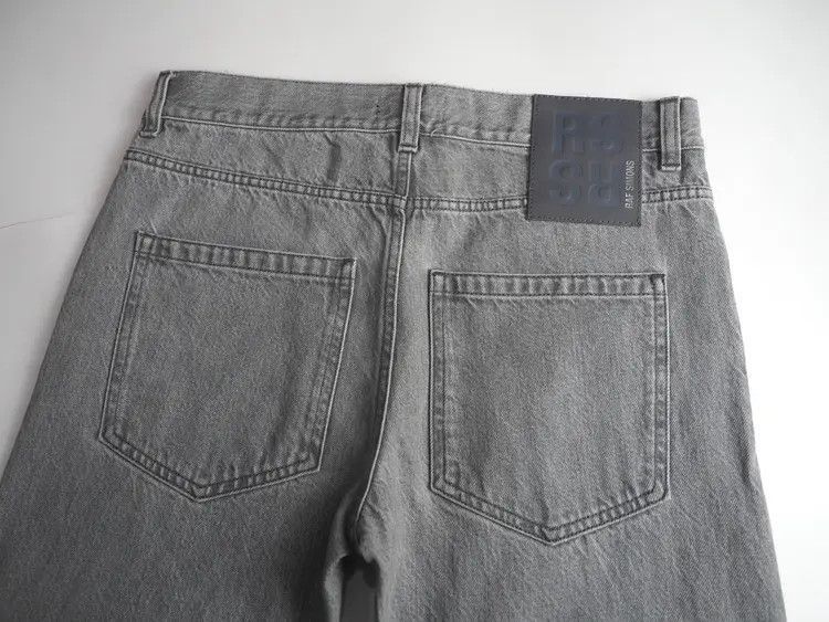 Raf Simons Raf Simons 20AW Grey Back Zipper Denim-2505 Size US 29 - 4 Thumbnail