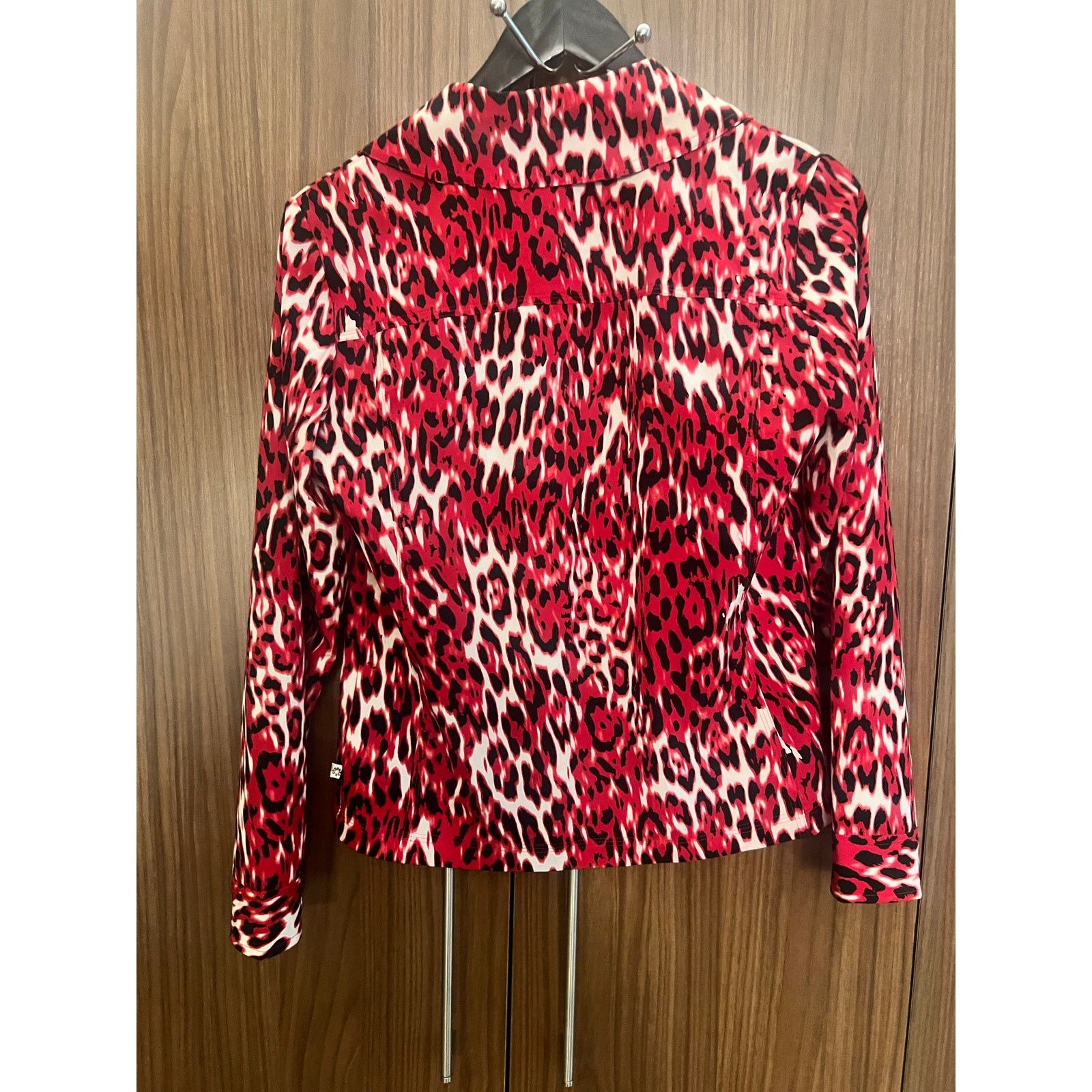 Chicos Chico’s Top Size 0 NWT Animal Print Zip Front Blouse Jacket Size S / US 4 / IT 40 - 2 Thumbnail
