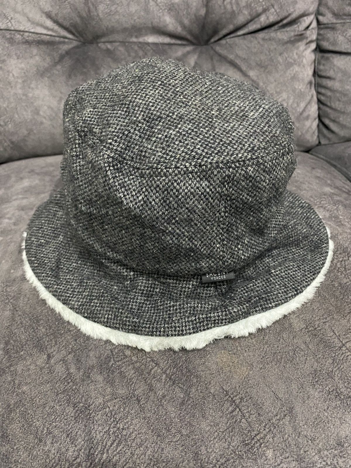 Y's × Yohji Yamamoto Yohji Yamamoto Sacsny Y'saccs Faux fur Lining Wool Hat Size ONE SIZE - 1 Thumbnail