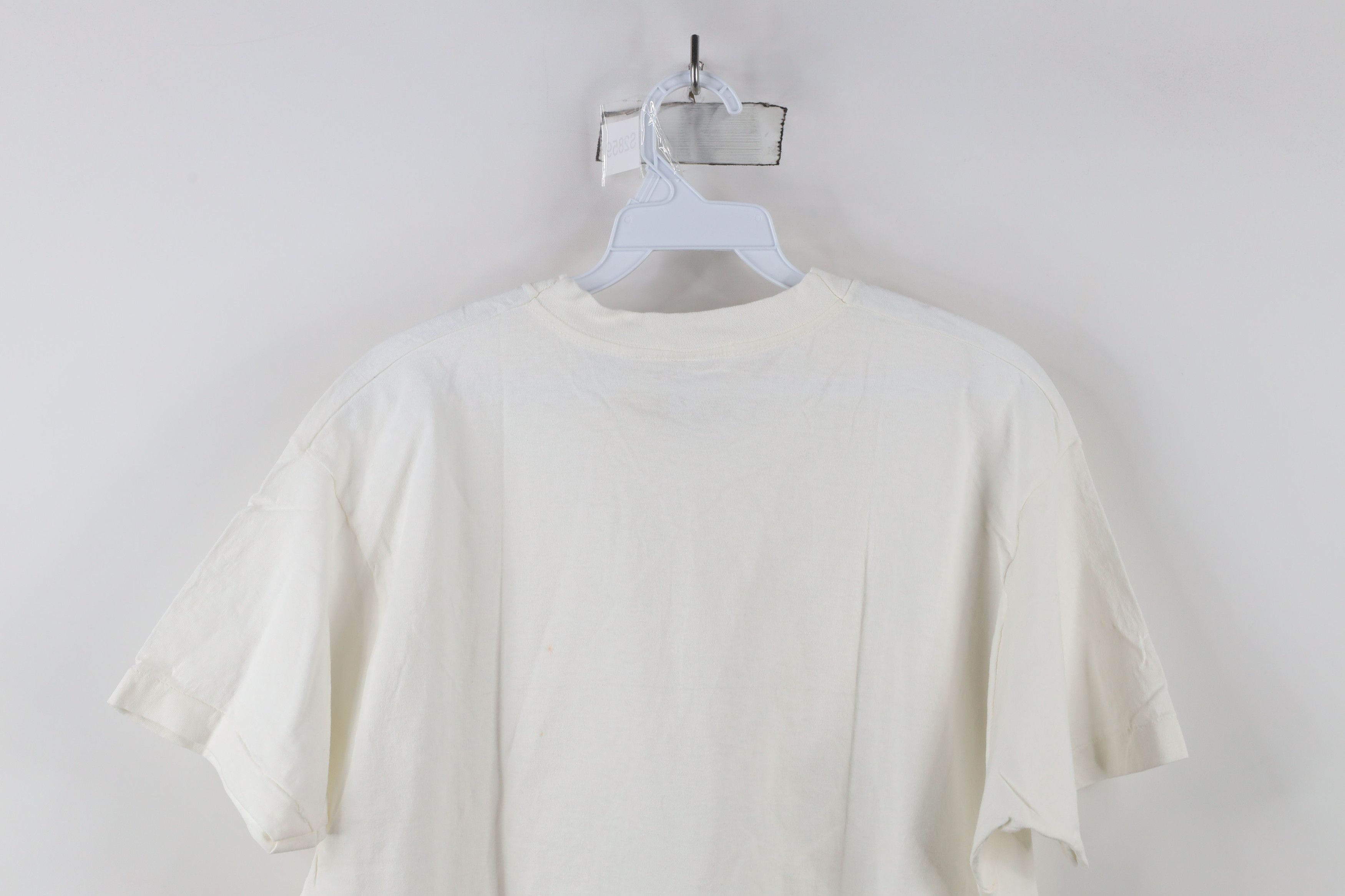 Vintage Vintage 90s Streetwear Cotton Short Sleeve T-Shirt White USA Size US XL / EU 56 / 4 - 10 Thumbnail