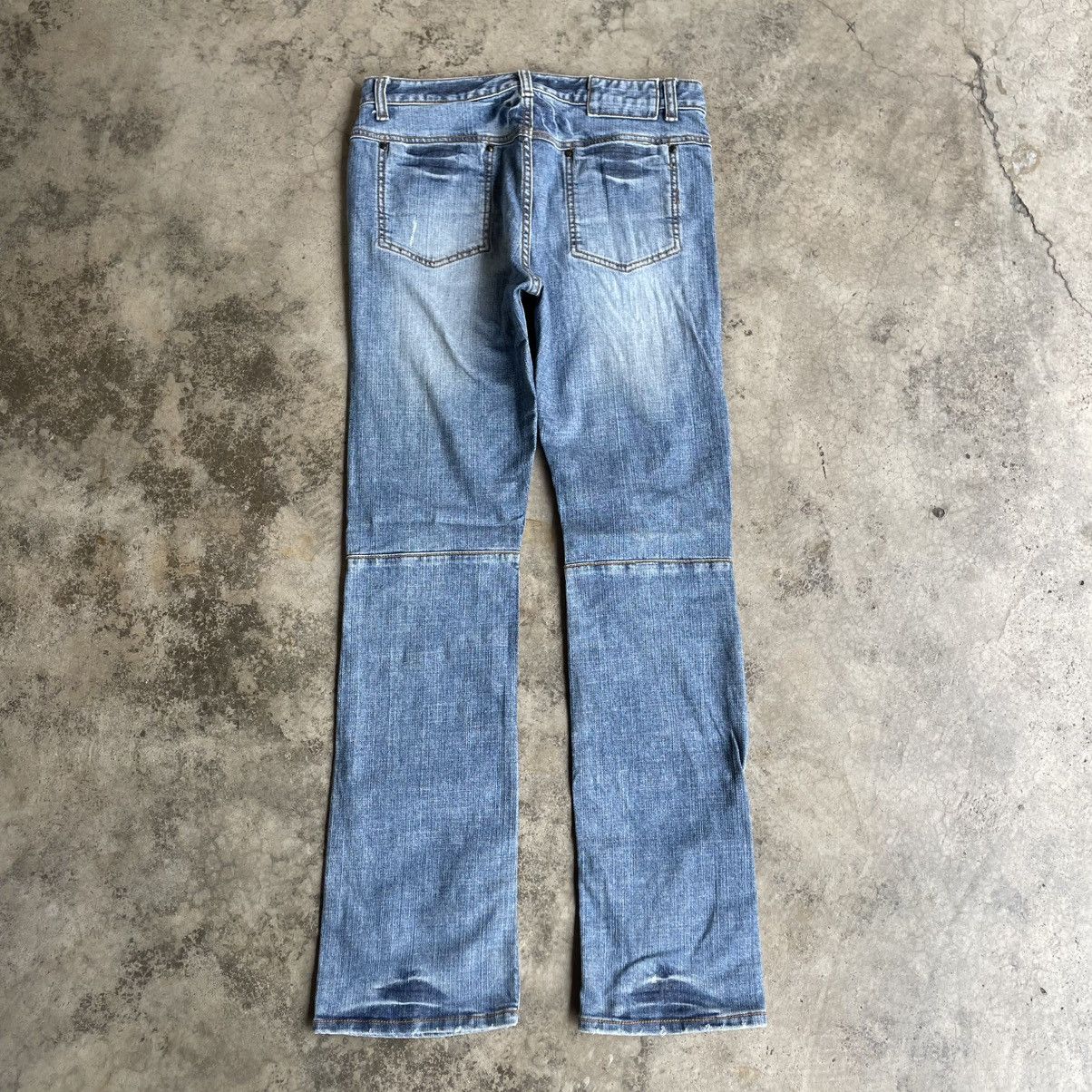 Global Work 🔥Vintage Global Work Stoned Washed Ripped Distress Jeans Size US 33 - 4 Thumbnail
