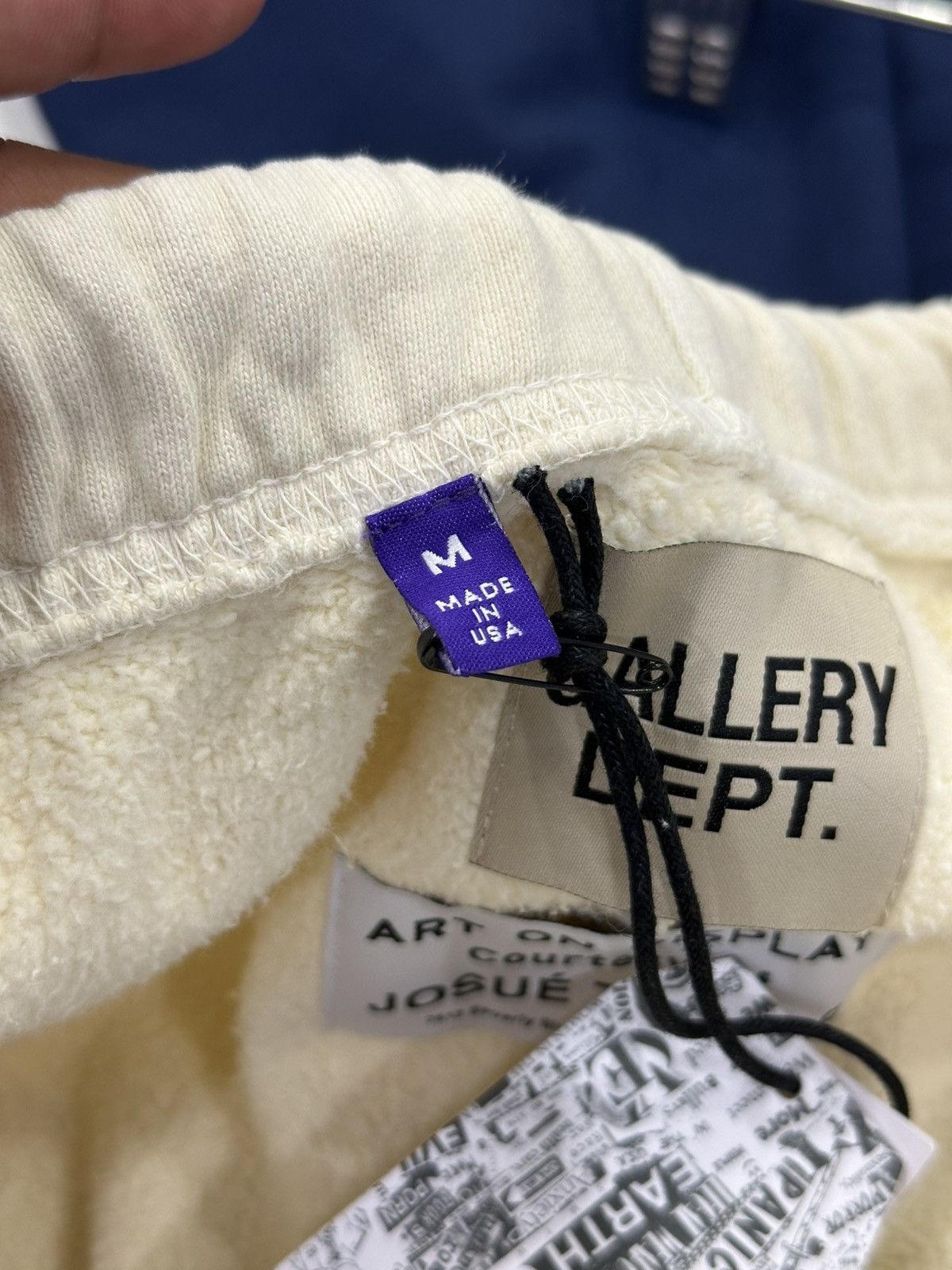 Gallery Dept. Gallery Dept Logo Sweatpants - Antique White Size US 32 / EU 48 - 10 Thumbnail