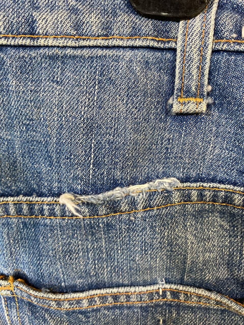 Levi's vintage 70s levis 646 bootcut flare distressed denim Size US 32 / EU 48 - 4 Thumbnail