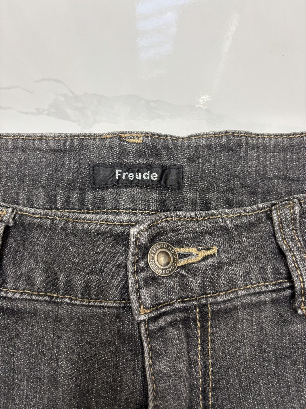 Undercover Vintage Freude Baggy Black Jeans Loose Jeans Size US 34 / EU 50 - 9 Thumbnail