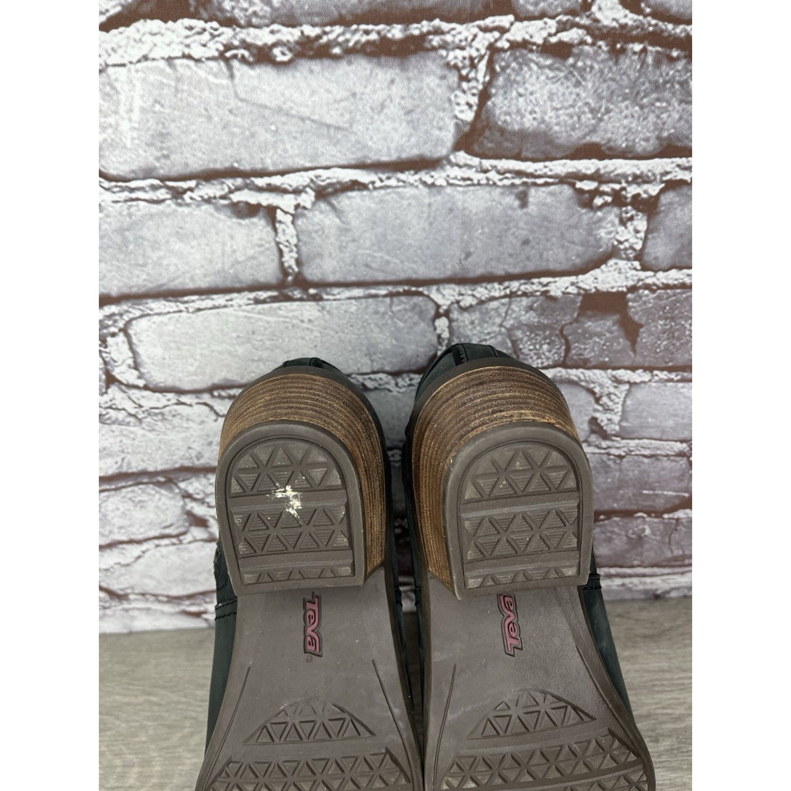 Teva Teva Foxy Ankle Booties Black Casual Comfort Boots Women 8.5 Size US 8.5 / IT 38.5 - 18 Thumbnail