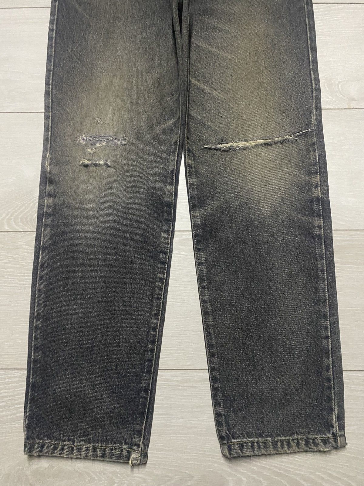 Japanese Brand Japanese Brand Mud Wash Denim Tappered Leg Jeans Size US 31 - 5 Thumbnail