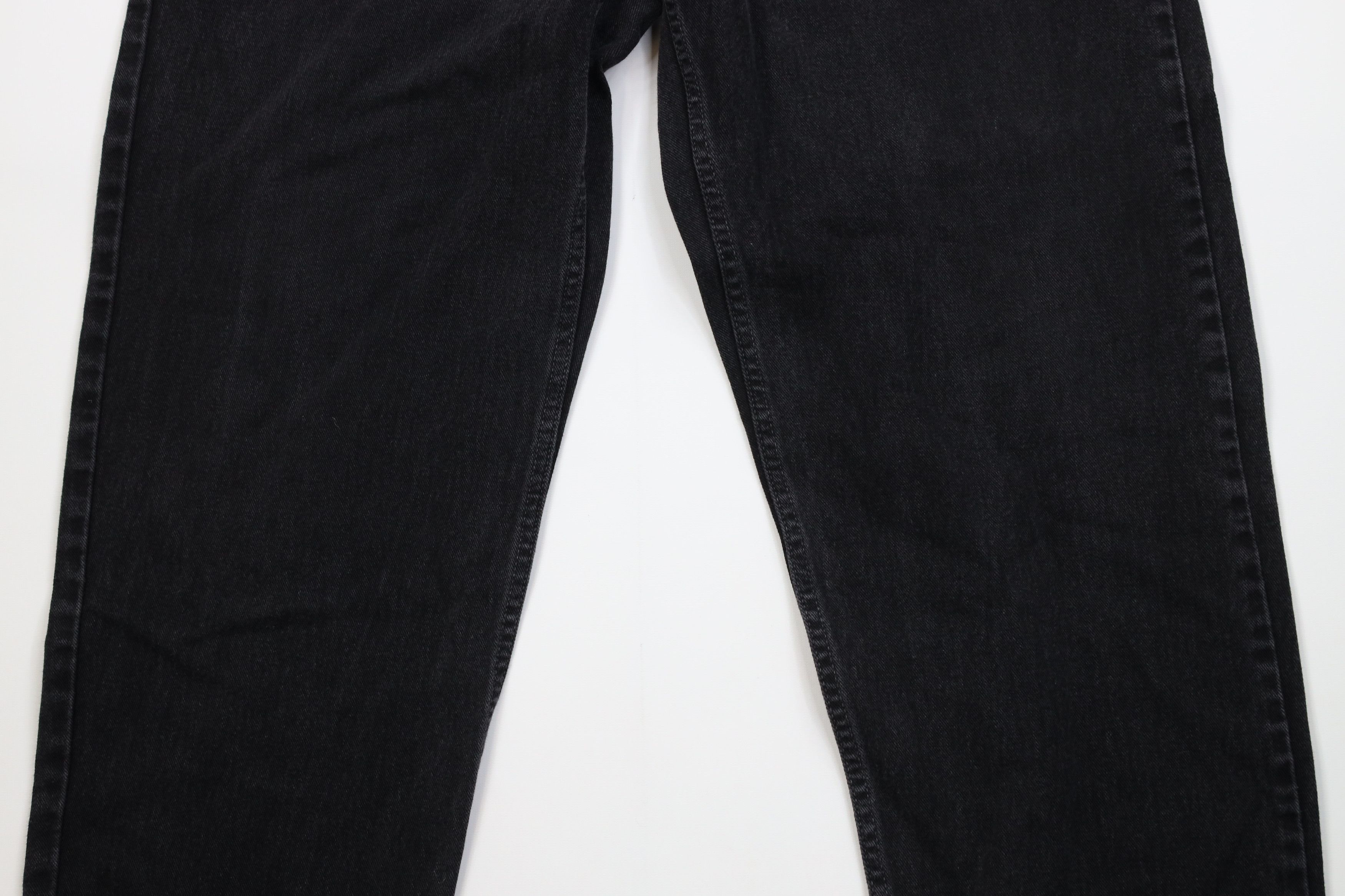 Levi's Vintage 90s Levis 550 Relaxed Fit Wide Leg Denim Jeans Black Size US 40 / EU 56 - 3 Thumbnail