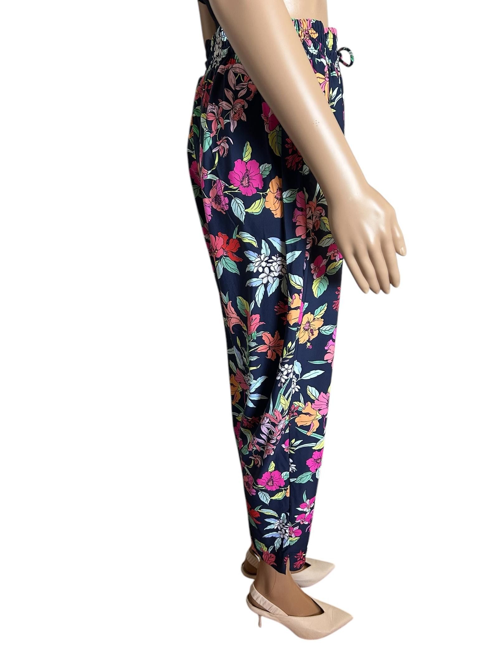 Tommy Bahama Tommy Bahama Summer Floral Beach Pant - Navy Multi Size 28" / US 6 / IT 42 - 2 Thumbnail