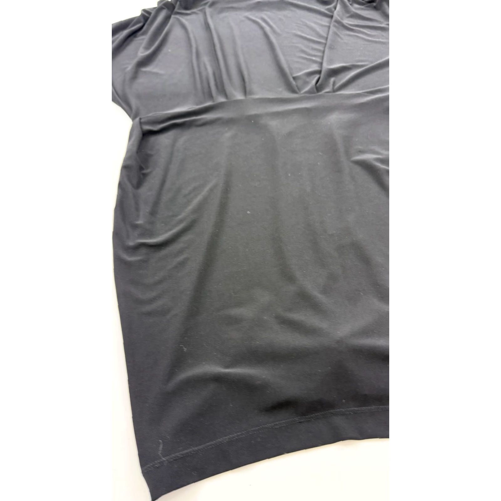 Badgley Mischka Mark + James by Badgley Mischka Dress Womens Medium Black Dolman V-Neck Stretch Size M / US 6-8 / IT 42-44 - 3 Thumbnail