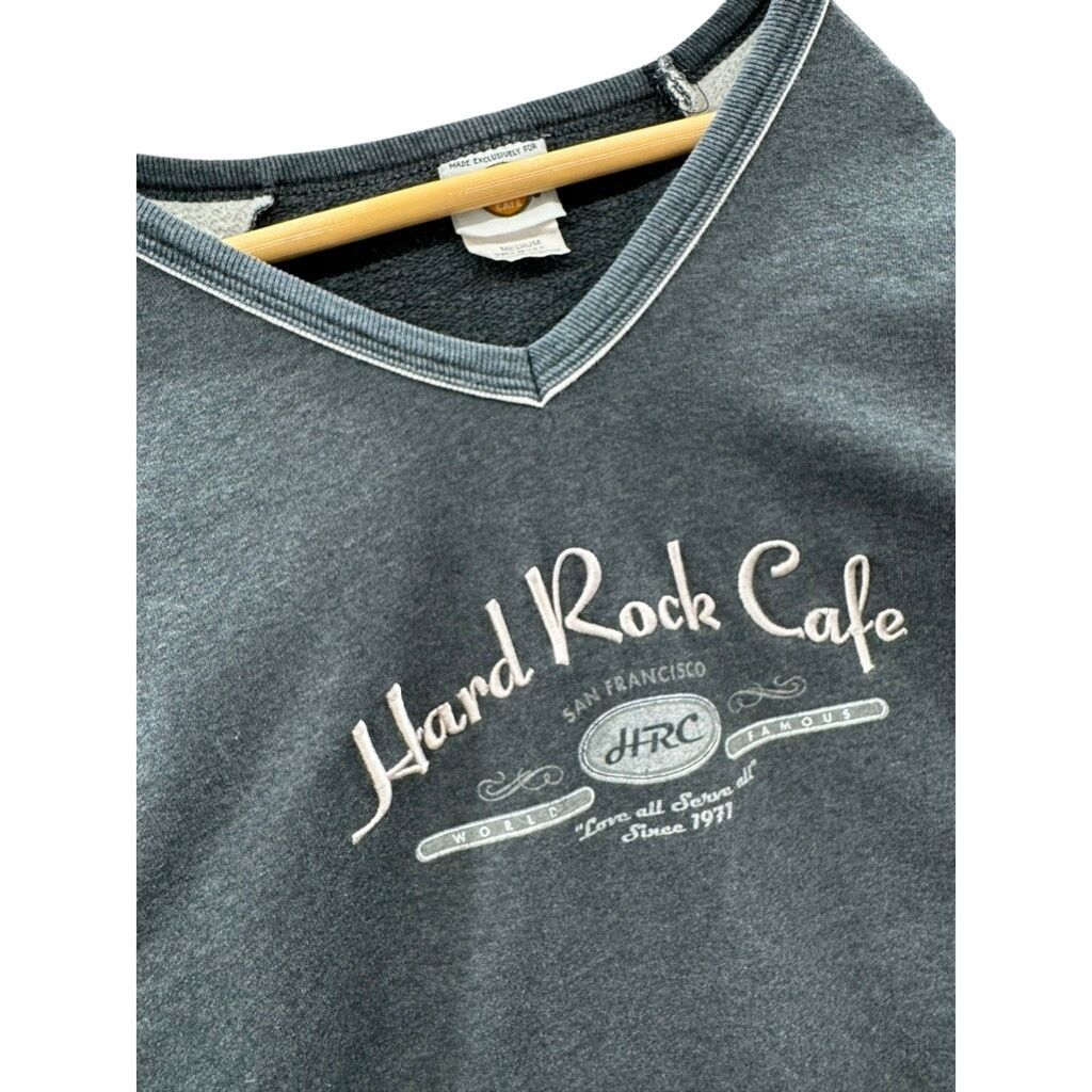 Hard Rock Cafe × Vintage Vintage Hard Rock Cafe San Francisco Women's Pullover Top Size M / US 6-8 / IT 42-44 - 5 Thumbnail