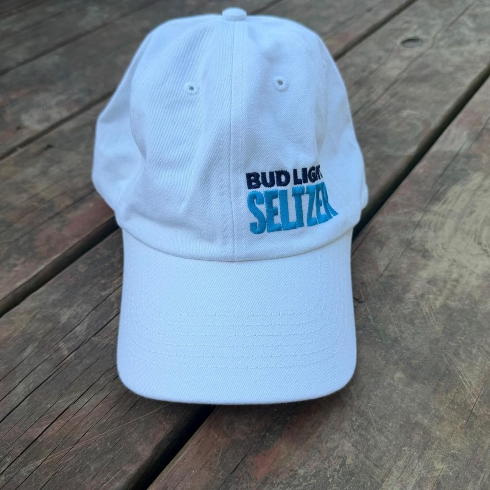 Other Bud Light Seltzer Hat White Embroidered Logo Adjustable Size ONE SIZE - 1 Thumbnail