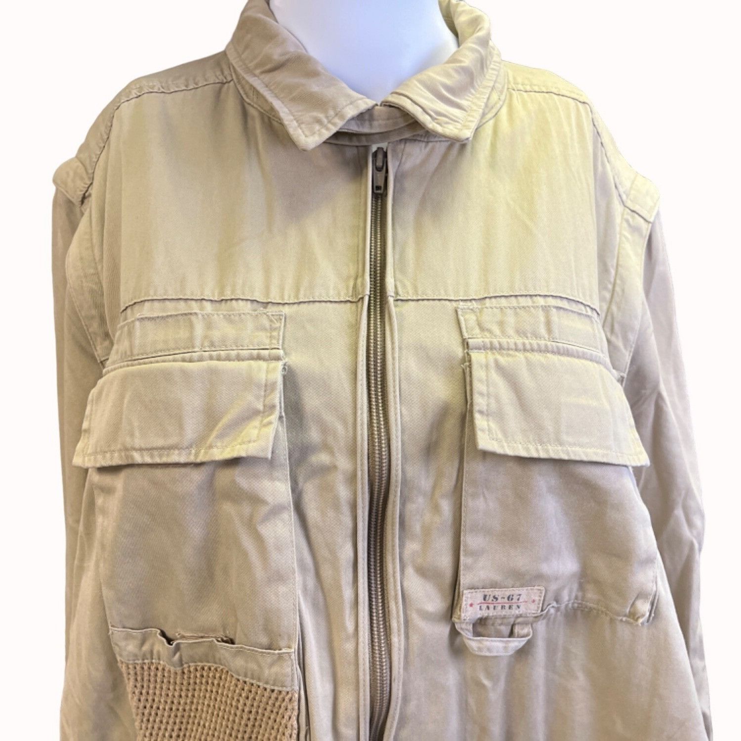 Lauren Ralph Lauren Lauren Ralph Lauren Women's Tan Lightweight/Utility Jacket S Size L / US 10 / IT 46 - 3 Thumbnail