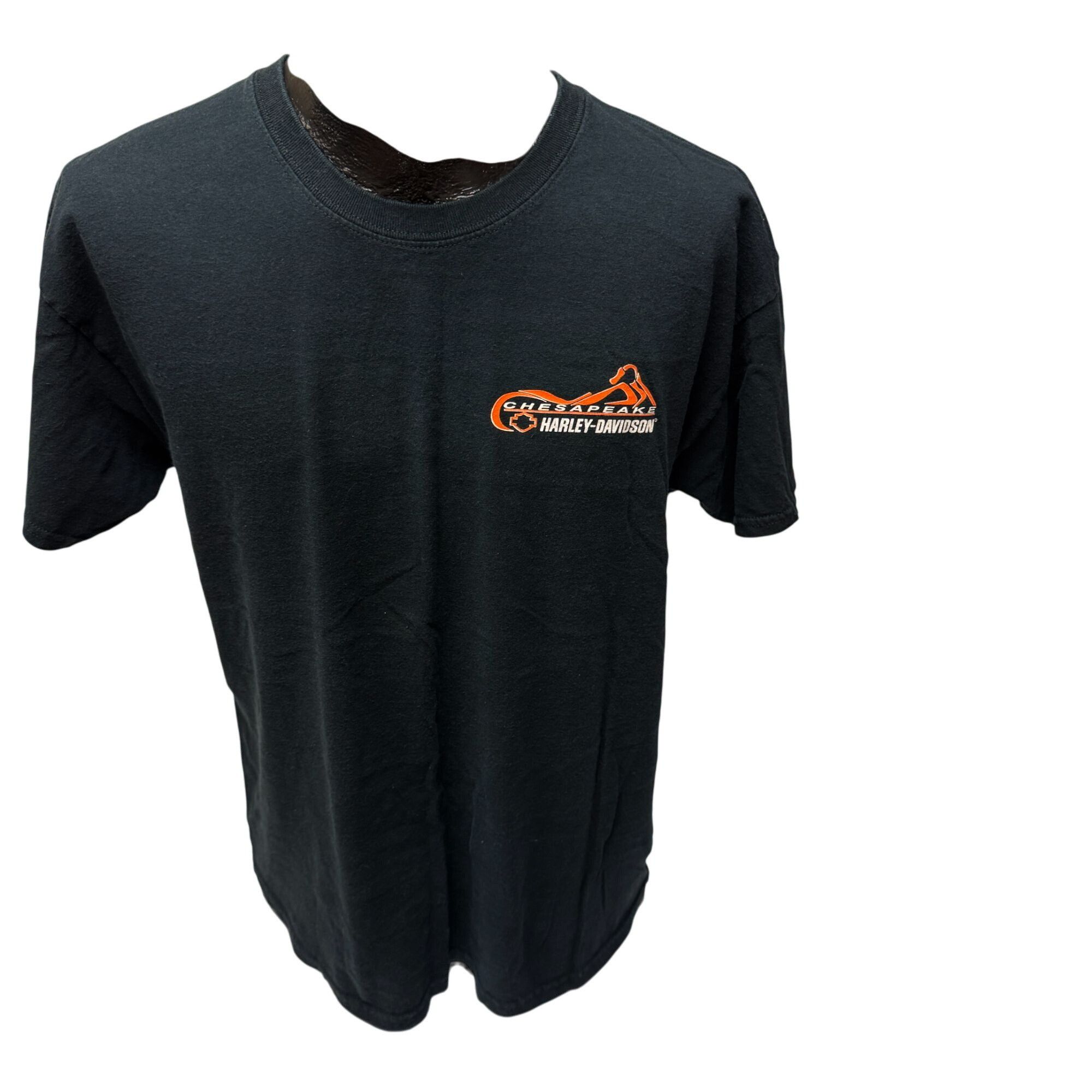 Harley Davidson H-D CHESAPEAKE Darlington Maryland Motorcycle Biker T Shirt Size US L / EU 52-54 / 3 - 2 Thumbnail