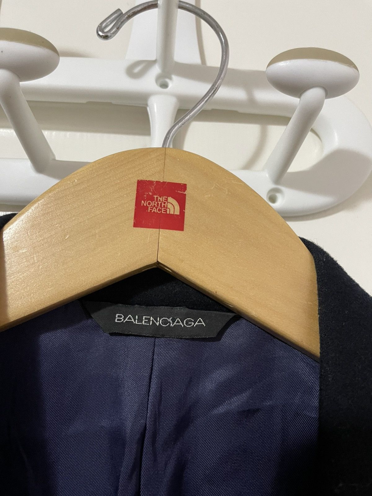 Balenciaga Vintage Balenciaga Wool Long Button Up Overcoat Size US S / EU 44-46 / 1 - 6 Thumbnail