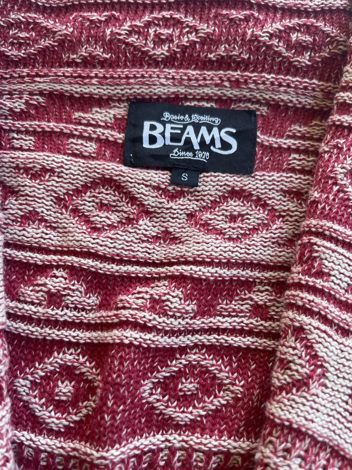 Beams Plus Beams Aztec Native Cable Knit Cardigan Japan Size US S / EU 44-46 / 1 - 11 Thumbnail