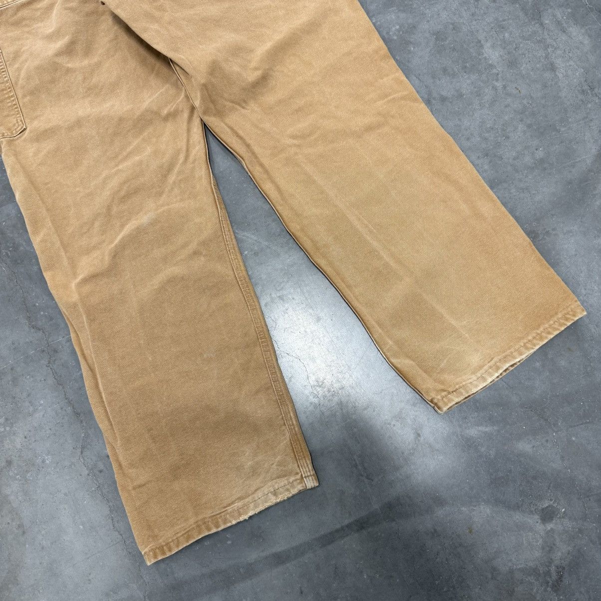 Carhartt × Carhartt Wip × Vintage Vintage Y2K Carhartt Faded Distressed Carpenter Pants Size US 32 / EU 48 - 7 Thumbnail