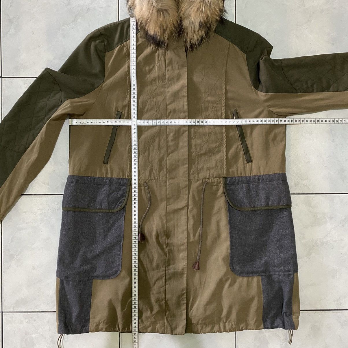 Japanese Brand Fur Us N Them Utility Hooded Colorblock Outdoor Military Size US XL / EU 56 / 4 - 21 Thumbnail