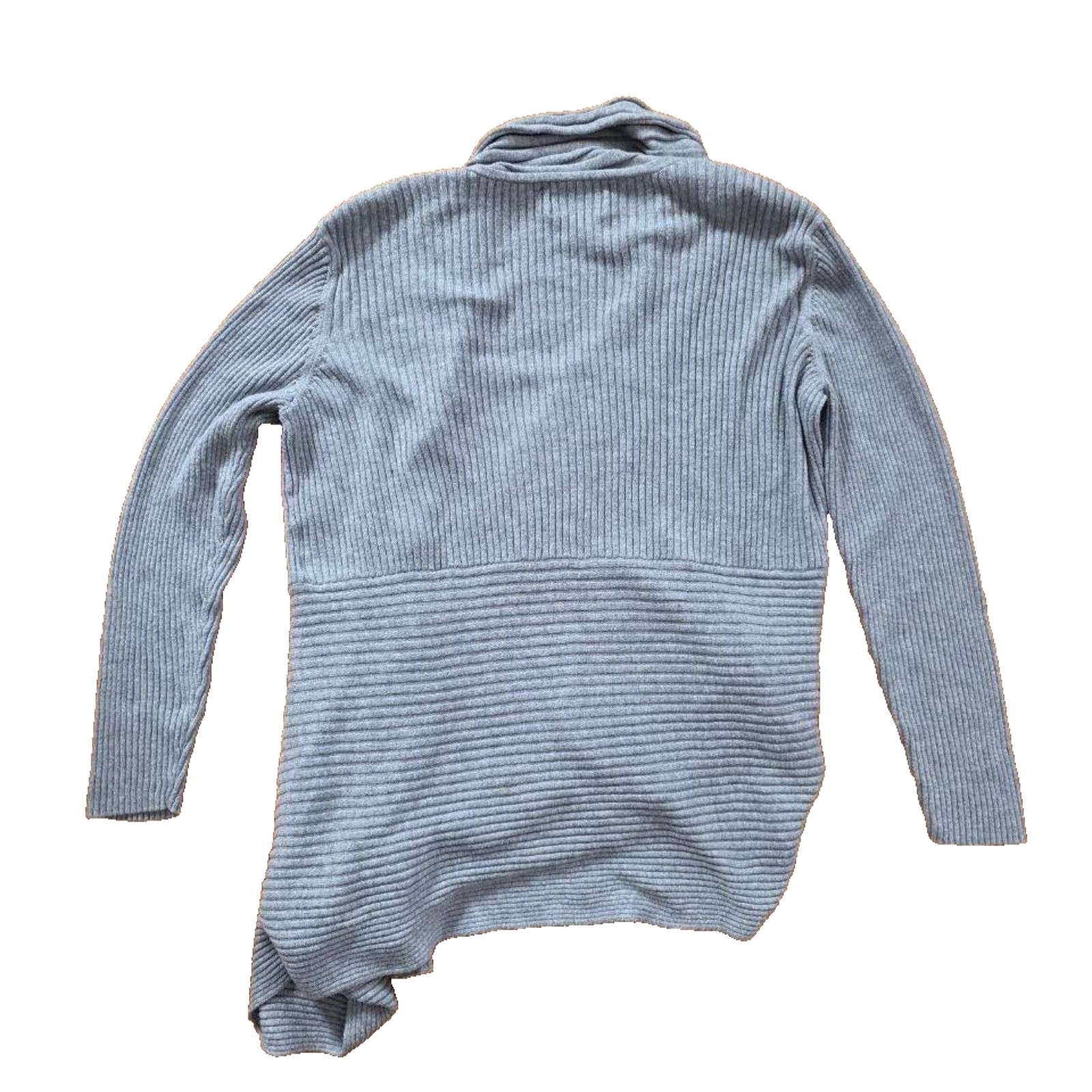 & Other Stories Dana Buchman cotton v-neck knitted X-Large A001811 Size XL / US 12-14 / IT 48-50 - 5 Thumbnail