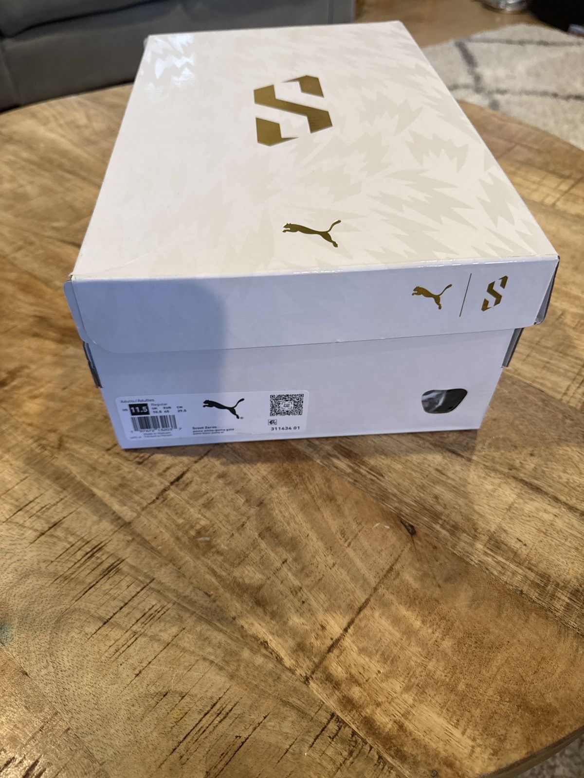 Puma Puma scoot zero gold/white Size US 11.5 / EU 44-45 - 6 Thumbnail