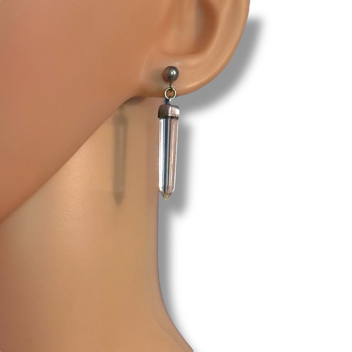 Other Clear crystal point dangle earrings and pendant Size ONE SIZE - 2 Thumbnail